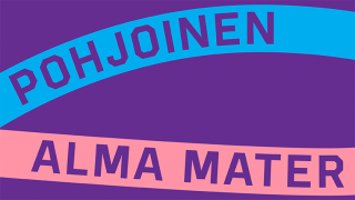 Pohjoinen alma mater -tekstin visualisointi